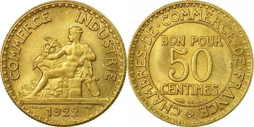 50 centimes (Chambers of Commerce)