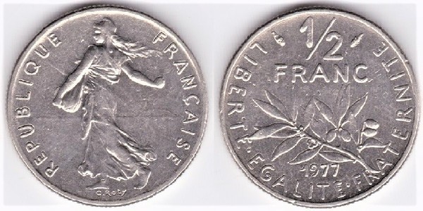 1/2 franc