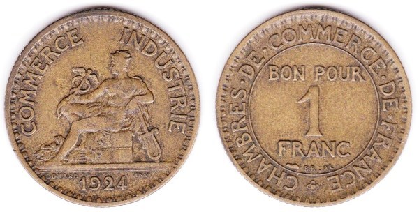 1 franc (Chambres de Commerce)