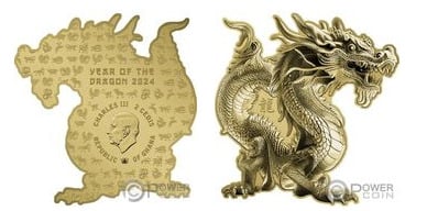 2 cedis (Year of the Dragon)