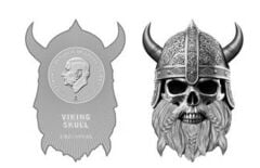 5 cedis (Viking Skull)