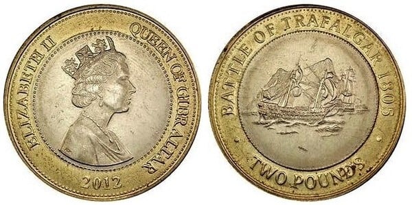 2 pounds (Battle of Trafalgar 1805)