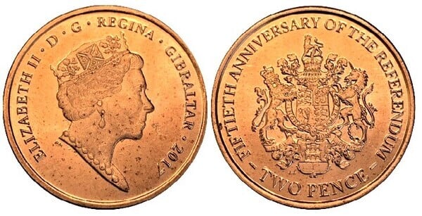 2 pence (50th Anniversary of the Referendum)