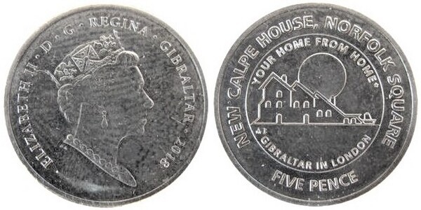 5 pence (Logotipo oficial de la Casa Calpe)