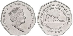 50 pence (Logotipo oficial de la Casa Calpe)
