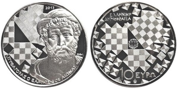 10 euro (Pythagoras of Samos)