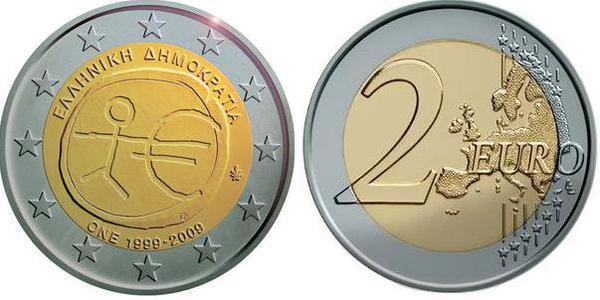 2 euro (10th Anniversary of the Economic and Monetary Union / EMU / NSO)