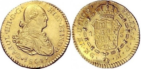 1 escudo (Charles IV)