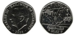 50 pence ( Day D - Sainte-Mère Eglise)