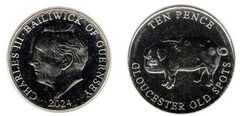 10 pence (Heritage breeds - Gloucester Old Spots)