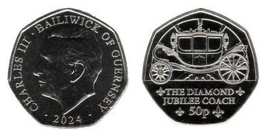 50 pence (200th anniversary of The Royal Mews-Diamond Jubilee Trainer)