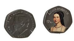 50 pence (Anne Boleyn-Color)