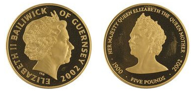 5 pounds (Life of Queen Elizabeth, the Queen Mother)