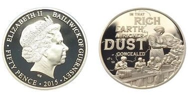 50 pence (World War I Centennial-Woman)