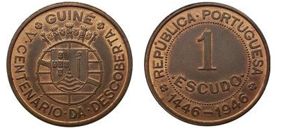 1 escudo (Portuguese Guinea-500th Anniversary of Discovery)