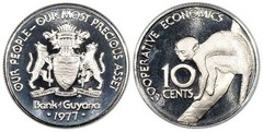 10 cents (10 Aniversario de la Independencia)