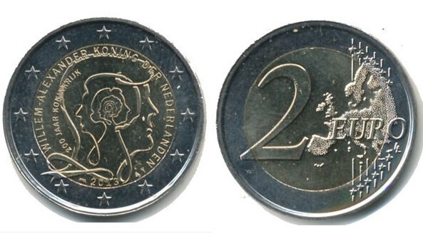 2 euro (200th Anniversary of the Kingdom)