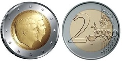 2 euro (Rey Guillermo Alejandro y Princesa Beatriz)