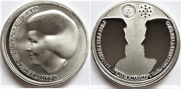 10 euro (The marriage of Willem-Alexander and Máxima)