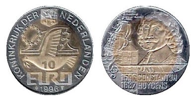 10 euro (400th anniversary of the birth of Constantijn Huygens)