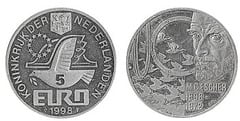 5 euro (100th anniversary of the birth of M.C. Escher)