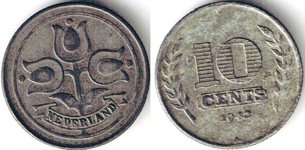 10 céntimos (German Occupation)