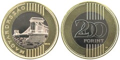 200 forint (Puente de las Cadenas de Széchenyi)