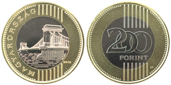 200 forint (Széchenyi Chain Bridge)