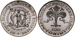 200 forint (Primer forint de oro)