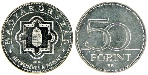 50 forint (70th Anniversary of the Introduction of Forint)