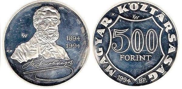 500 forint (100th Anniversary of the death of Lajos Kossuth)