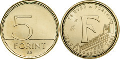 5 forint (F - 75th Anniversary of the Florin)