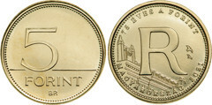 5 forint (R - 75th Anniversary of the Florin)