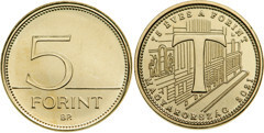 5 forint (T - 75th Anniversary of the Florin)