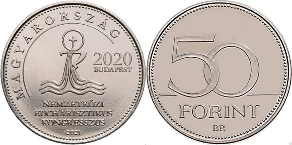 50 forint (52nd International Eucharistic Congress)