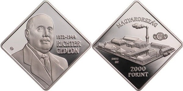 2000 forint (150th Anniversary of the birth of Gedeon Richter)