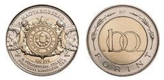 100 forint (100th anniversary of the Hungarian National Bank)