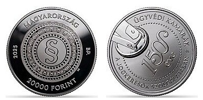 20000 forint (150th anniversary of the Regional Bar Associations)