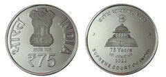 75 rupees (75 years of the Supreme Court of India)