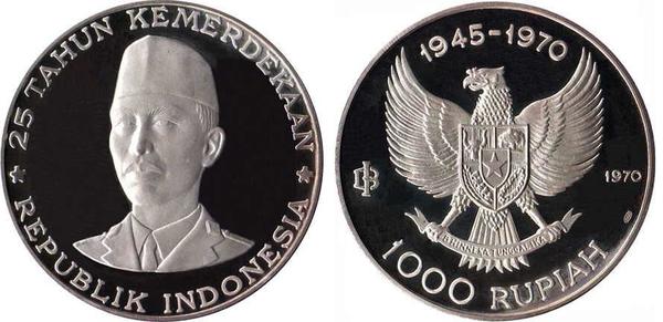 1.000 rupiah (25th Anniversary of Independence)