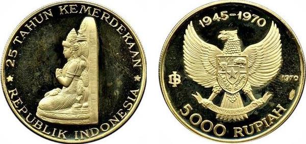 5.000 rupiah (25th Anniversary of Independence)