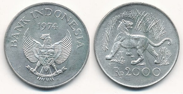 2.000 rupiah (Java Tiger)