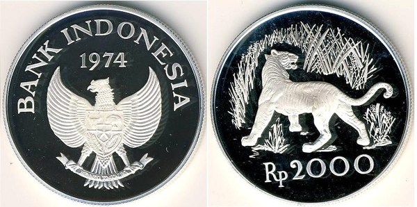 2.000 rupiah (Java Tiger)