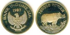 200.000 rupiah (Rhinoceros)