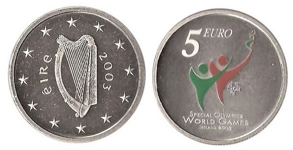 5 euro (Special Olympic Games)