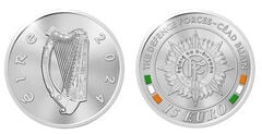 15 euro (100 years since the creation of the Irish Defense Forces)