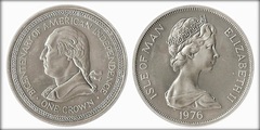 1 crown (200 Aniversario de la Independencia de E.E.U.U.)