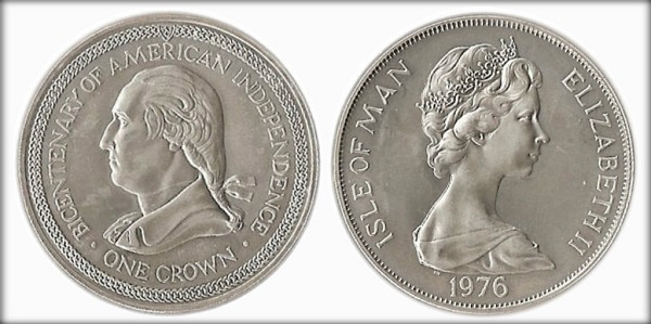 1 crown (200th Anniversary of U.S. Independence.)