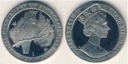 1 crown (Bicentenary of Australia - Cockatoo)