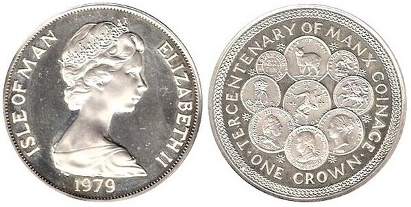 1 crown (300th Anniversary of the Isle of Man Coinage)